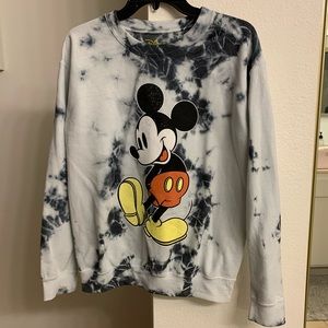 Box Lunch Tie-Dye pullover Mickey Mouse sweater